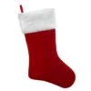 Haute Decor HangRight™ 20" Deluxe Red & White Fur Cuff Stocking 2 Haute Decor HangRight™ 20" Deluxe Red & White Fur Cuff Stocking -Northlight Shop D349549S 1