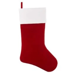 Haute Decor HangRight™ 20" Premium Red & White Stocking, 4ct. 6 Haute Decor HangRight™ 20" Premium Red & White Stocking, 4ct. -Northlight Shop D349556S 1 1