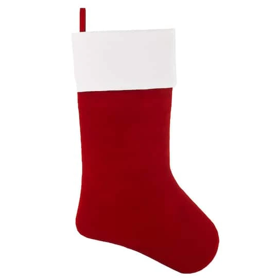 Haute Decor HangRight™ 20" Premium Red & White Stocking, 4ct. 4 Haute Decor HangRight™ 20" Premium Red & White Stocking, 4ct. - Image 2