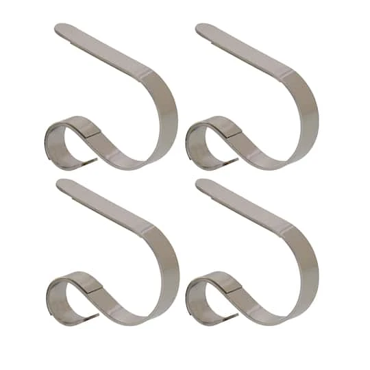 Haute Decor Silver MantleClip Jr., 4ct. 4 Haute Decor Silver MantleClip Jr., 4ct. - Image 2
