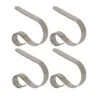 Haute Decor Silver MantleClip Jr., 4ct. 2 Haute Decor Silver MantleClip Jr., 4ct. -Northlight Shop D349564S 1