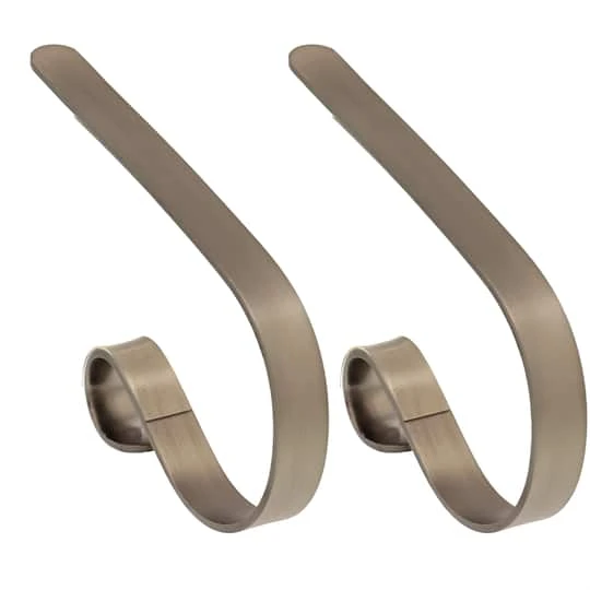 Original MantleClip® Pewter Stocking Holders, 2ct. 3 Original MantleClip® Pewter Stocking Holders, 2ct.