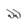 Original MantleClip® Matte Black Stocking Holders, 2ct. 1 Original MantleClip® Matte Black Stocking Holders, 2ct. -Northlight Shop D349582S 1