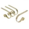 Original MantleClip® Brass Stocking Holders, 4ct. 1 Original MantleClip® Brass Stocking Holders, 4ct. -Northlight Shop D349585S 1