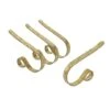 Original MantleClip® Gold Foil Stocking Holders, 4ct. -Northlight Shop D349612S 1