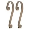 Haute Decor Stocking Scroll® Oil-Rubbed Bronze Stocking Holders, 2ct. -Northlight Shop D349627S 1