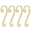 Haute Decor Stocking Scroll® Brass Stocking Holders, 4ct. 1 Haute Decor Stocking Scroll® Brass Stocking Holders, 4ct. -Northlight Shop D349640S 1