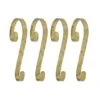 Haute Decor Stocking Scroll® Gold Foil Stocking Holders, 4ct. 1 Haute Decor Stocking Scroll® Gold Foil Stocking Holders, 4ct. -Northlight Shop D349654S 1