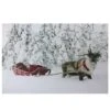 Northlight Fiber Optic Lighted Santa In His Sleigh Canvas Wall Art 1 Northlight Fiber Optic Lighted Santa In His Sleigh Canvas Wall Art -Northlight Shop D361840S 1
