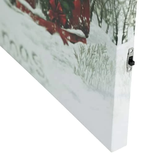 Northlight LED Lighted Truck & Tree Christmas Canvas Wall Art 13 Northlight LED Lighted Truck & Tree Christmas Canvas Wall Art - Image 11