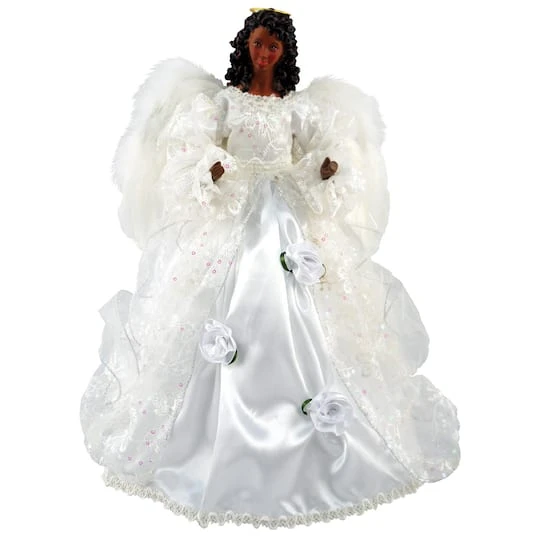 Santa's Workshop 16" Wedding Dress Angel Tree Topper 4 Santa's Workshop 16" Wedding Dress Angel Tree Topper - Image 2