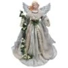 Santa's Workshop 16" Silver & Gray Angel Tree Topper -Northlight Shop D362297S 1