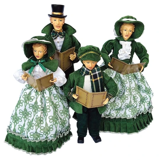 Santa's Workshop 18" Irish Knot Carolers Set 4 Santa's Workshop 18" Irish Knot Carolers Set - Image 2