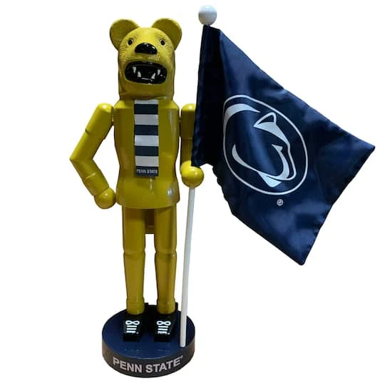 Santa's Workshop 12" Penn State Mascot & Flag Nutcracker 3 Santa's Workshop 12" Penn State Mascot & Flag Nutcracker