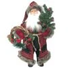 Santa's Workshop 15" Plaid Bear Claus 1 Santa's Workshop 15" Plaid Bear Claus -Northlight Shop D362563S 1