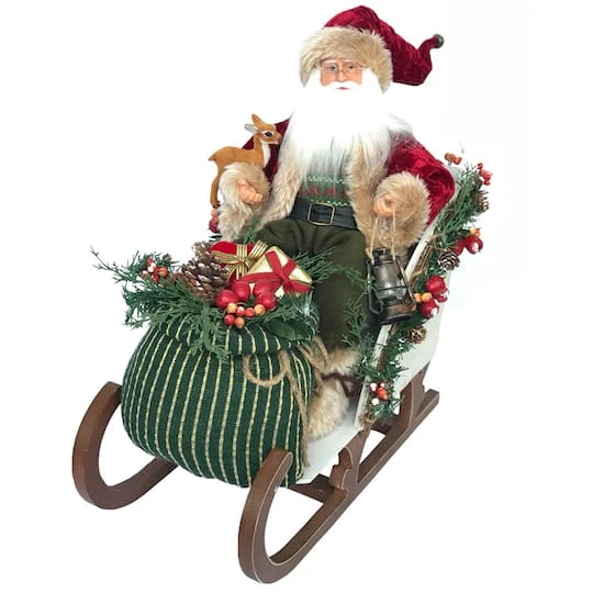 Santa's Workshop 20" Country Sleigh Claus 4 Santa's Workshop 20" Country Sleigh Claus - Image 2