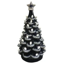 Santa's Workshop 14" NCAA College Team Ceramic LED Christmas Tree Pennsylvania State University 7 Santa's Workshop 14" NCAA College Team Ceramic LED Christmas Tree Pennsylvania State University -Northlight Shop D362580S 1 1