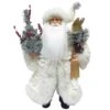Santa's Workshop 15" White Winter Coat Claus 2 Santa's Workshop 15" White Winter Coat Claus -Northlight Shop D362591S 1