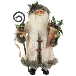 Santa's Workshop 16" Gathering Woodsman Santa Figure 5 Santa's Workshop 16" Gathering Woodsman Santa Figure -Northlight Shop D362601S 1 1