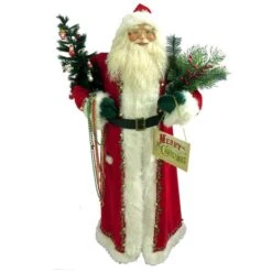 Santa's Workshop 5ft. Merry Christmas Santa Claus Figure