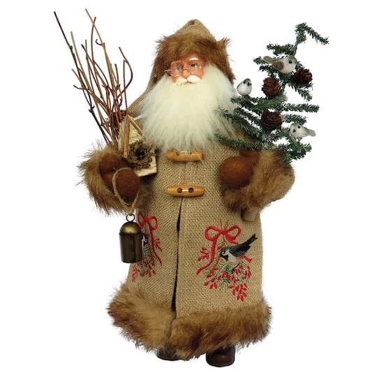 Santa's Workshop 16" Chickadee Santa Claus Figure 4 Santa's Workshop 16" Chickadee Santa Claus Figure - Image 2