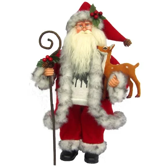 Santa's Workshop 16" Santa Claus & Reindeer Figure 3 Santa's Workshop 16" Santa Claus & Reindeer Figure