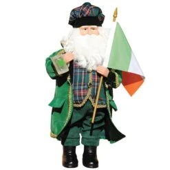 Santa's Workshop 15.5" Irish Santa Figure -Northlight Shop D362644S 1 1
