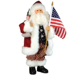 Santa's Workshop 15" American Santa Figure 5 Santa's Workshop 15" American Santa Figure -Northlight Shop D362646S 1 1