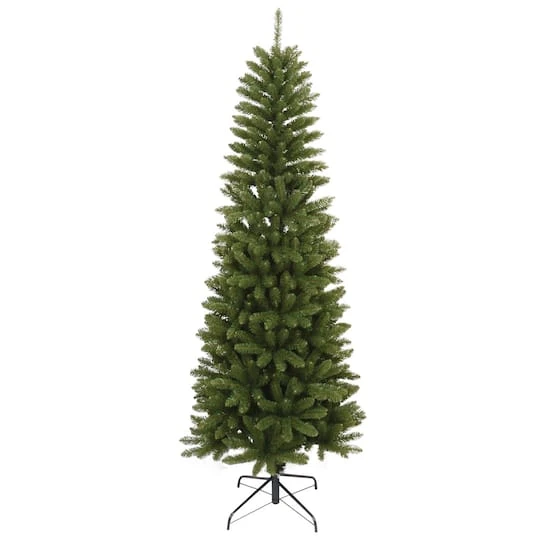 6.5ft. Unlit Slim Artificial Christmas Tree 4 6.5ft. Unlit Slim Artificial Christmas Tree - Image 2
