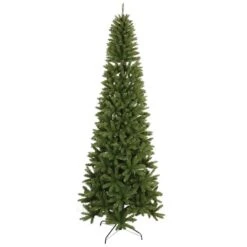9ft. Unlit Slim Artificial Christmas Tree 5 9ft. Unlit Slim Artificial Christmas Tree -Northlight Shop D362681S 1 1