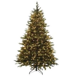 7.5ft. Pre-Lit Balsam Artificial Christmas Tree, Clear Lights -Northlight Shop D362713S 1 1