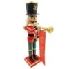 Santa's Workshop 14" Bugling Merry Christmas Nutcracker 1 Santa's Workshop 14" Bugling Merry Christmas Nutcracker -Northlight Shop D362815S 1