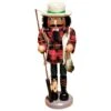 Santa's Workshop 14.5" Bass Fisherman Nutcracker 1 Santa's Workshop 14.5" Bass Fisherman Nutcracker -Northlight Shop D362828S 1