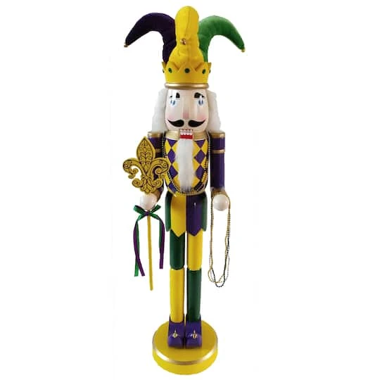 Santa's Workshop 36" Mardi Gras Nutcracker 3 Santa's Workshop 36" Mardi Gras Nutcracker