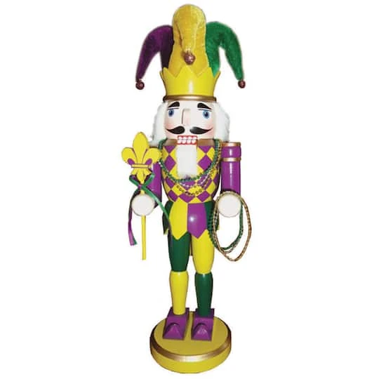 Santa's Workshop 15" Mardi Gras Nutcracker 4 Santa's Workshop 15" Mardi Gras Nutcracker - Image 2