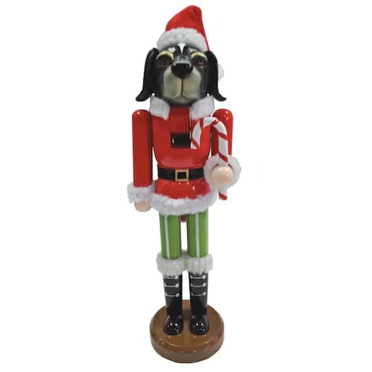 Santa's Workshop 14" Christmas Dog Nutcracker 4 Santa's Workshop 14" Christmas Dog Nutcracker - Image 2