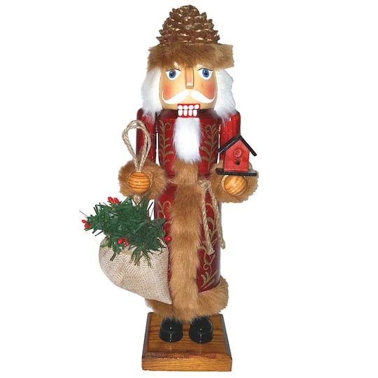 Santa's Workshop 14" Pinecone Santa Nutcracker 4 Santa's Workshop 14" Pinecone Santa Nutcracker - Image 2