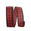 JAM Paper 1.5" X 20yd. Wired Cabin Buffalo Check Ribbon -Northlight Shop D376719S 1