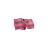 Reliant 2.5" X 20yd. Dupioni Buffalo Plaid Wired Ribbon 2 Reliant 2.5" X 20yd. Dupioni Buffalo Plaid Wired Ribbon -Northlight Shop D376779S 1
