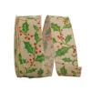 JAM Paper 2.5" X 50yd. X 50yd. Linen Wired Natural Holly Ribbon -Northlight Shop D376998S 1