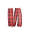 JAM Paper 1.5" X 50yd. Twill Wired Buffalo Plaid Ribbon 1 JAM Paper 1.5" X 50yd. Twill Wired Buffalo Plaid Ribbon -Northlight Shop D377777S 1