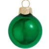 Whitehurst 40ct. 1.5" Shiny Glass Christmas Ornaments Green 1 Whitehurst 40ct. 1.5" Shiny Glass Christmas Ornaments Green -Northlight Shop D384956S 1
