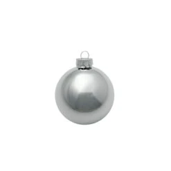 Whitehurst 8ct. 3.25" Shiny Glass Ball Ornaments Silver Shiny 7 Whitehurst 8ct. 3.25" Shiny Glass Ball Ornaments Silver Shiny -Northlight Shop D384977S 11 1