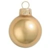 Whitehurst 12ct. 2.75" Gold Metallic Glass Ball Ornaments -Northlight Shop D384995S 1