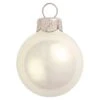 Whitehurst 6ct. 4" Pearl Glass Ball Ornaments White Polar Pearl 2 Whitehurst 6ct. 4" Pearl Glass Ball Ornaments White Polar Pearl -Northlight Shop D385002S 1