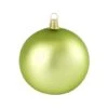 Whitehurst 2ct. 6" Matte Glass Ball Christmas Ornament Lime Matte 1 Whitehurst 2ct. 6" Matte Glass Ball Christmas Ornament Lime Matte -Northlight Shop D385066S 1