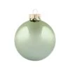 Whitehurst 6ct. 4" Shiny Glass Ball Ornaments Lime Shiny -Northlight Shop D385072S 1