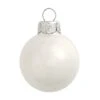 Whitehurst 8ct. 3.25" Shiny Glass Ball Ornaments White Shiny 1 Whitehurst 8ct. 3.25" Shiny Glass Ball Ornaments White Shiny -Northlight Shop D385101S 1