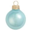 Whitehurst 6ct. 4" Pearl Glass Ball Ornaments Baby Blue Pearl 2 Whitehurst 6ct. 4" Pearl Glass Ball Ornaments Baby Blue Pearl -Northlight Shop D385120S 1