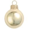 Whitehurst 40ct. 1.5" Shiny Glass Christmas Ornaments Champagne -Northlight Shop D385128S 1